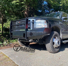 05 - 07 Ford F250/F350 Trail FX Front Diamond Plate Bumper - Black Patch Performance - FX3002