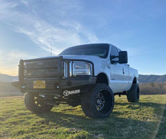 05 - 07 Ford F250/F350 Trail FX Front Diamond Plate Bumper - Black Patch Performance - FX3002