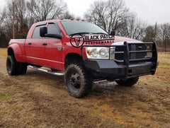 06 - 09 Dodge Ram 2500/3500 Trail FX Front Diamond Plate Bumper - Black Patch Performance - FX3009