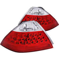 0607 ACCORD 4DR TAILLIGHTS RED/CLEAR(NO LED KIT)DRIVER/PASSENGER - Black Patch Performance - ANZO221143
