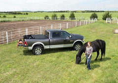 0713 SILVERADO/SIERRA 5FT 8IN BED TRUXPORT TONNEAU COVER - Black Patch Performance - TRUX270601