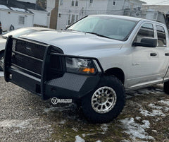 09 - 12 Dodge Ram 1500 Trail FX Front Diamond Plate Bumper - Black Patch Performance - FX3012