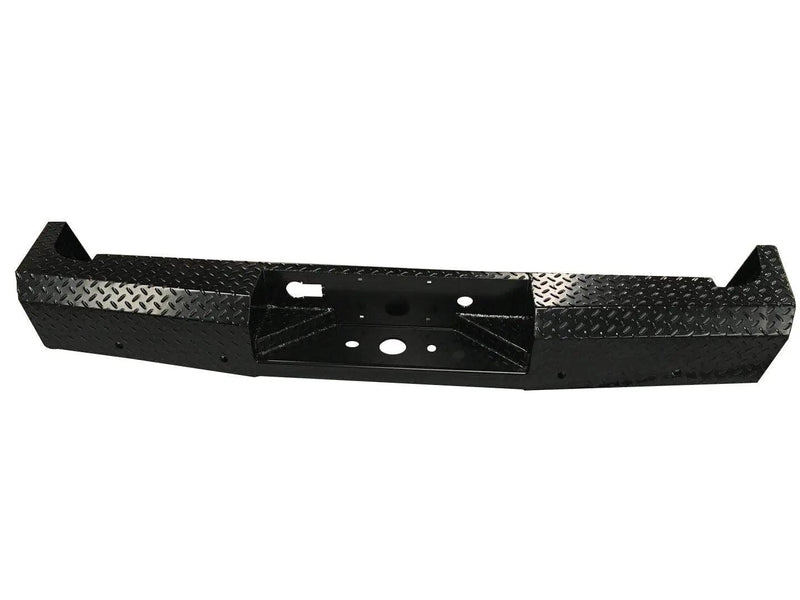 10 - 18 Ram 2500/3500 Trail FX Rear Diamond Plate Bumper - Black Patch Performance - FX1005