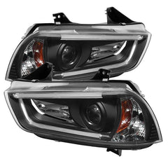 11 - 14 Dodge Charger Headlight Set - Black Patch Performance - SPYD5074201