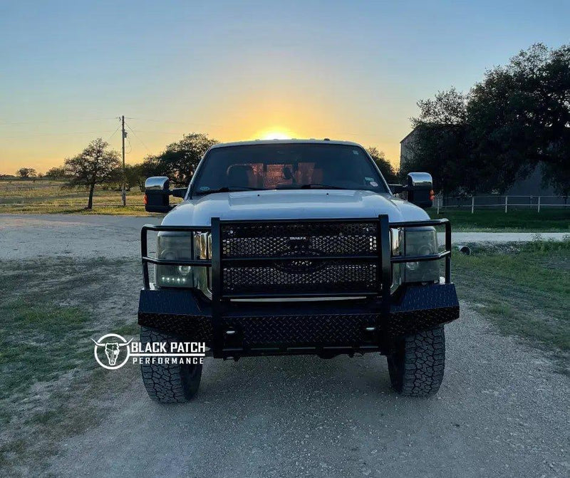 11 - 16 Ford F250/F350 Trail FX Front Diamond Plate Bumper - Black Patch Performance - FX3000