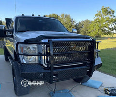 11 - 16 Ford F250/F350 Trail FX Front Diamond Plate Bumper - Black Patch Performance - FX3000