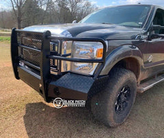 11 - 16 Ford F250/F350 Trail FX Front Diamond Plate Bumper - Black Patch Performance - FX3000