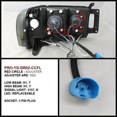 Dodge Headlight Set - Electrical, Lighting and Body from Black Patch Performance