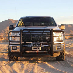 WES HDX Winch Grille Guards - Bumpers, Grilles & Guards from Black Patch Performance