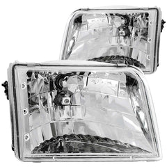 93-97 Ford Ranger Headlight Set - Electrical, Lighting and Body from Black Patch Performance