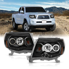 05-11 Toyota Tacoma Headlight Set - Black Patch Performance - 121282