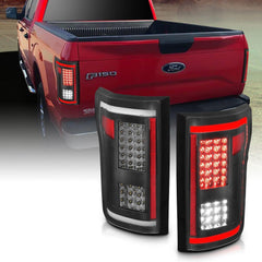 15 - 17 Ford F - 150 Tail Light Set - Black Patch Performance - ANZO311286