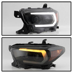 16 - 18 Toyota Tacoma SR5 Headlight Set - Black Patch Performance - SPYD5087546