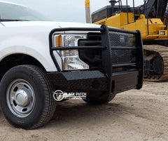 17 - 22 Ford F250/F350 Trail FX Front Diamond Plate Bumper - Black Patch Performance - FX3023