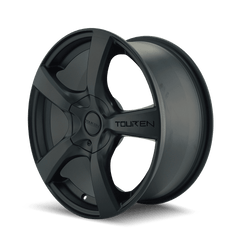 17x7 TOUREN TR9 5x5 Offset (42) Center Bore (71.5) Style #3190 | 3190 - 7773MB - Black Patch Performance - TOUR31907773MB