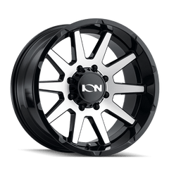 18x9 ION 143 6x135 Offset (0) Center Bore (87.1) Style #143 | 143 - 8936BTR - Black Patch Performance - ION1438936BTR