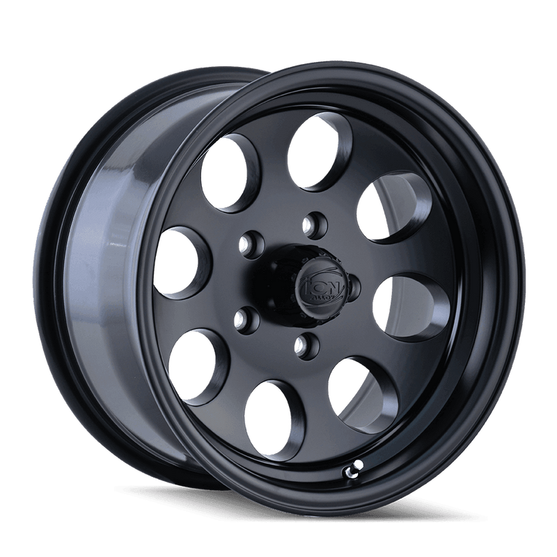 18x9 ION 171 8x170 Offset (0) Center Bore (130.8) Style #171 | 171 - 8970MB - Black Patch Performance - ION1718970MB