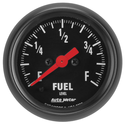 2-1/16 in. FUEL LEVEL, PROGRAMMABLE 0-280 O, Z-SERIES - Black Patch Performance - AUTO2656