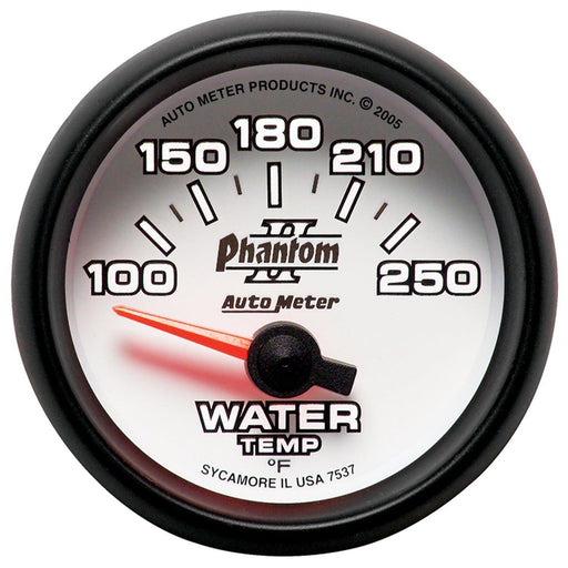 2-1/16 in. WATER TEMPERATURE, 100-250 Fahrenheit, PHANTOM II - Black Patch Performance - AUTO7537