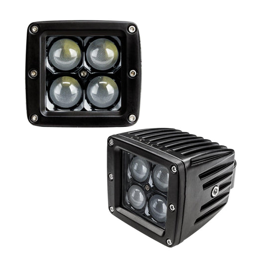 5812-001 - Black Series - ORACLE 7D 3in. 20W LED Square Spot/Flood Light - Electrical, Lighting and Body from Black Patch Performance