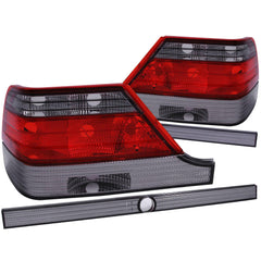 9599 MERCEDES BENZ S CLASS W140 TAILLIGHTS RED/SMOKE DRIVER/PASSENGER - TAIL LIGHT SET from Black Patch Performance