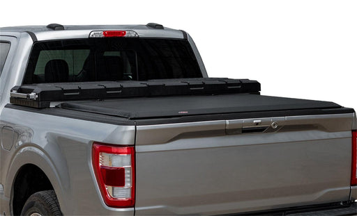 15 - 23 Ford F - 150 (Bed Length: 97.6Inch) Tonneau Cover - Black Patch Performance - acc61389