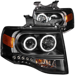 ANZO USA 111113 Projector Headlight Set w/Halo - Electrical, Lighting and Body from Black Patch Performance