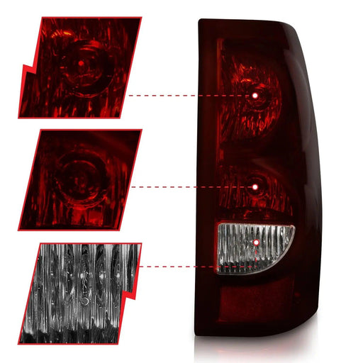 ANZO USA 211184 Tail Light Assembly - Electrical, Lighting and Body from Black Patch Performance