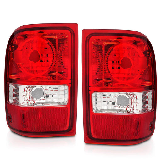 01 - 11 Ford Ranger Tail Light Set - Black Patch Performance - ANZO211182