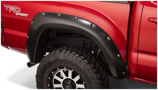 0515 TACOMA SB (60.3IN) REAR ONLY POCKET STYLE FENDER FLARES - Black Patch Performance - BUSH3108002