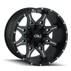 22x12 CALI OFF - ROAD OBNOXIOUS 6x135 6x5.5 Offset ( - 44) Center Bore (106) Style #9107 | 9107 - 22237M - Black Patch Performance - CALI910722237M