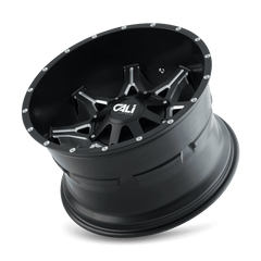 22x12 CALI OFF - ROAD OBNOXIOUS 6x135 6x5.5 Offset ( - 44) Center Bore (106) Style #9107 | 9107 - 22237M - Black Patch Performance - CALI910722237M