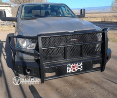 19 - 22 Ram 1500 NEW MODEL Trail FX Front Diamond Plate Bumper - Black Patch Performance - FX3025