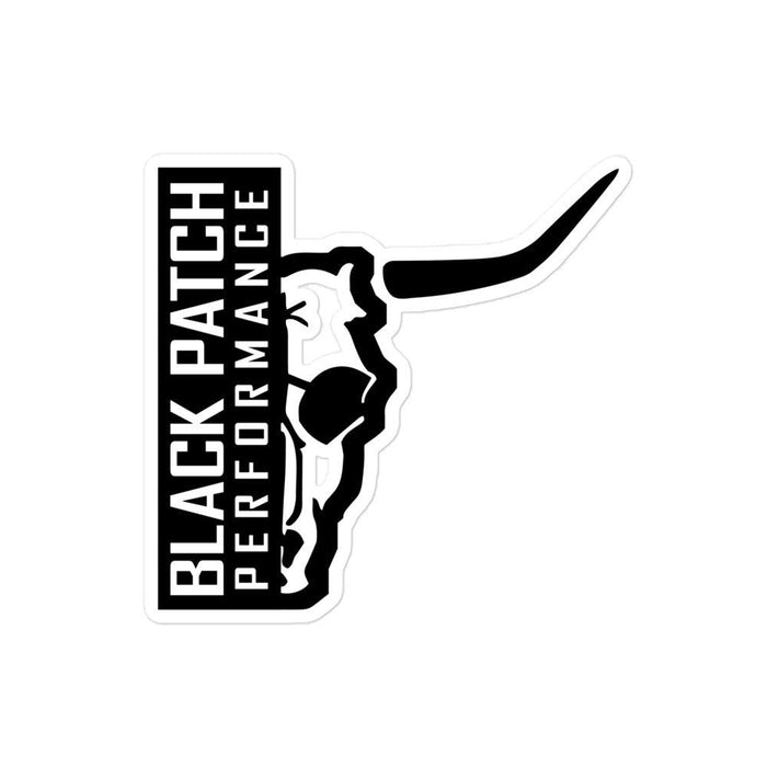 Half Skull Logo Sticker - from Black Patch Performance