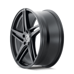 20x8.5 KRAZE MILANO 5x112 Offset (38) Center Bore (66.56) Style #KR195 | KR195 - 2845B38 - Black Patch Performance - KRAZKR1952845B38