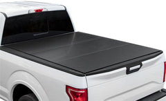 LOMAX FOLDING HARD COVER Tonneau Cover for 19-ON Ford Ranger 6' Box (Black) - Accessories from Black Patch Performance