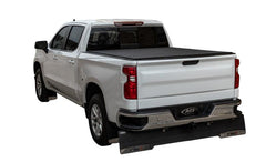 LOMAX PROFESSIONAL SERIES Tonneau Cover for 19-ON Chevy/GMC 1500 5' 8" Box w/ CarbonPro Box &amp; w/o Bedside Storage Box (bolt on) (Blk Diamond) - Accessories from Black Patch Performance