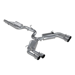 MBRP Exhaust 3" Cat Back, Quad Split Rear, T304 - Exhaust from Black Patch Performance