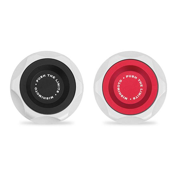 Mishimoto 2005-2013 Ford Mustang Oil Filler Cap, Red - Engine from Black Patch Performance