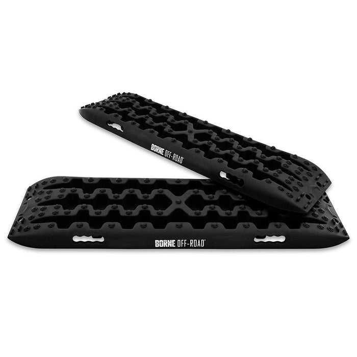 Mishimoto BNRB-109BK Borne Off-Road Traction Board Set, Black - Accessories from Black Patch Performance