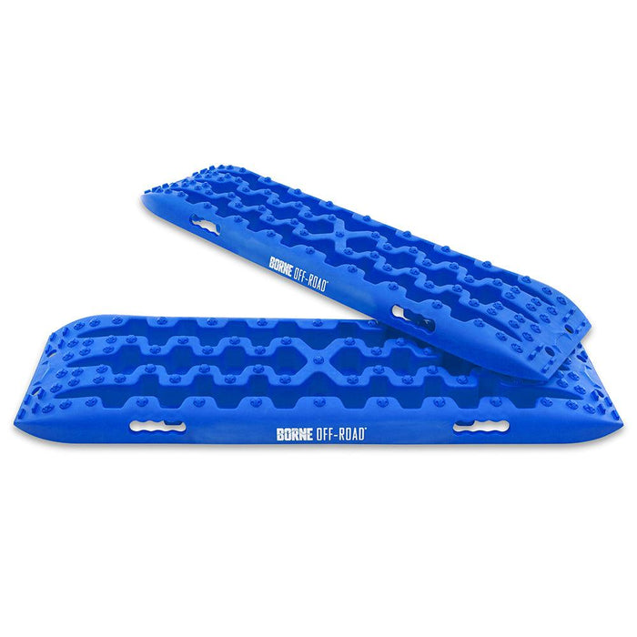Mishimoto BNRB-109BL Borne Off-Road Traction Board Set, Blue - Accessories from Black Patch Performance