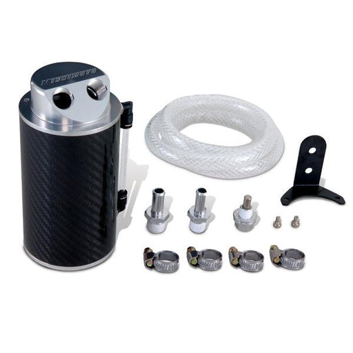 Mishimoto Carbon Fiber Oil Catch Can - Engine from Black Patch Performance