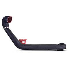 Mishimoto MMAI-JL-18NMWRD Jeep Wrangler JL Snorkel, 2018+, Micro-Wrinkle Red - Air and Fuel Delivery from Black Patch Performance