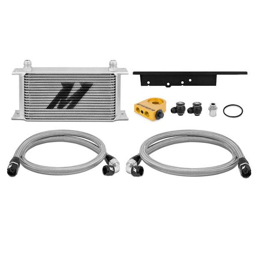 Mishimoto MMOC-350Z-03T 03-09 Nissan 350Z / 03-07 Infiniti G35 (Coupe only) Oil Cooler Kit, Thermostatic - Belts and Cooling from Black Patch Performance