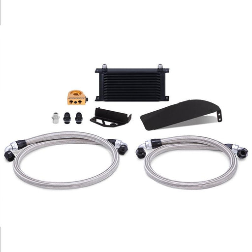 Mishimoto MMOC-CTR-17TBK Honda Civic Type R Direct Fit Oil Cooler Kit, 2017-2021, Black - Belts and Cooling from Black Patch Performance