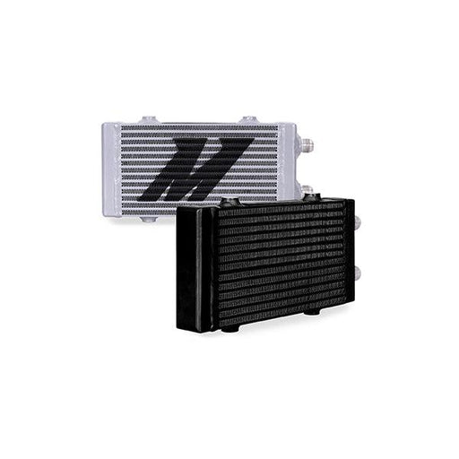 Mishimoto MMOC-DP-SSL Universal Dual Pass Bar and Plate Oil Cooler, Small - Belts and Cooling from Black Patch Performance