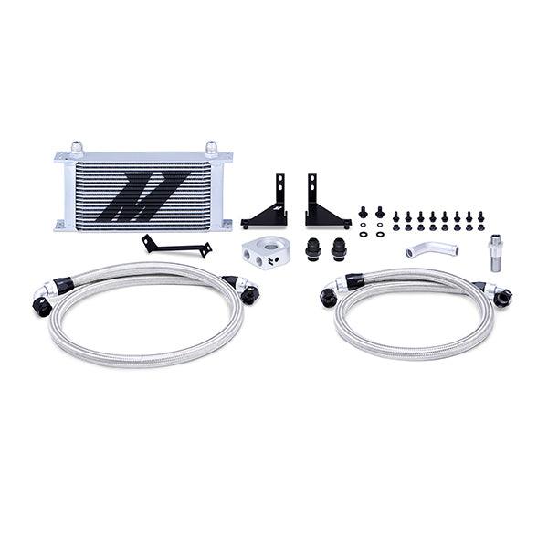 Mishimoto MMOC-FIST-14 Ford Fiesta ST Oil Cooler Kit, 2014-2019 Silver Non-Thermostatic - Belts and Cooling from Black Patch Performance