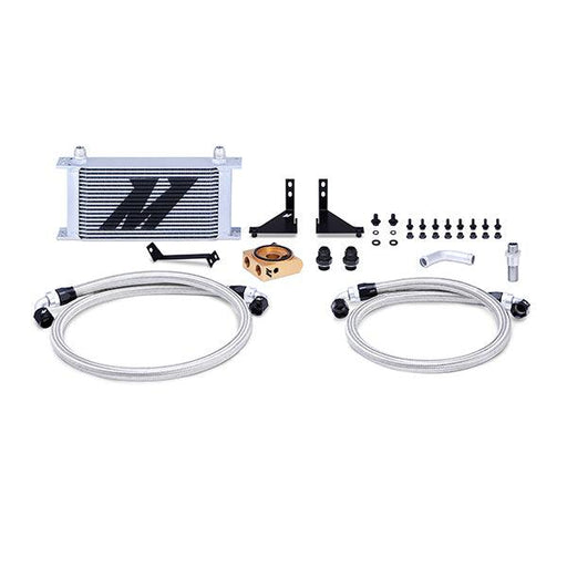 Mishimoto MMOC-FIST-14T Ford Fiesta ST Oil Cooler Kit, 2014-2019 Silver Thermostatic - Belts and Cooling from Black Patch Performance