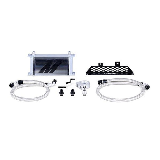 Mishimoto MMOC-FOST-13 Ford Focus ST Oil Cooler Kit, 2013-2018 Silver Non-Thermostatic - Belts and Cooling from Black Patch Performance