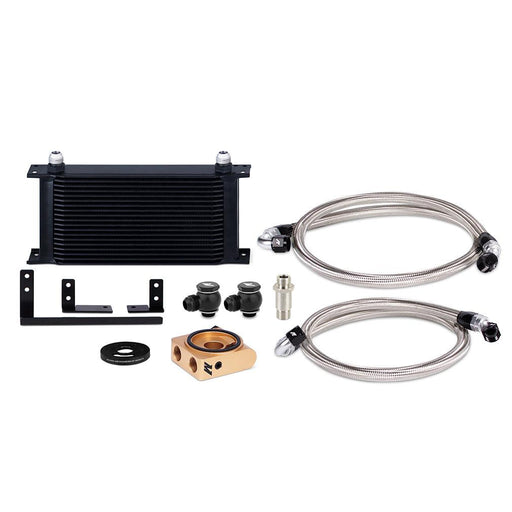 Mishimoto MMOC-MIA-19TBK Thermostatic Oil Cooler Kit, fits 2019+ Mazda Miata ND2, Black - Belts and Cooling from Black Patch Performance